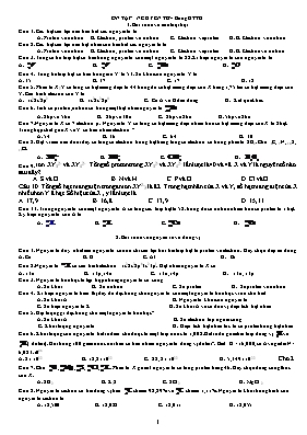 Hóa học - Ôn tập Nguyên tử - Bảng hệ thống tuần hoàn